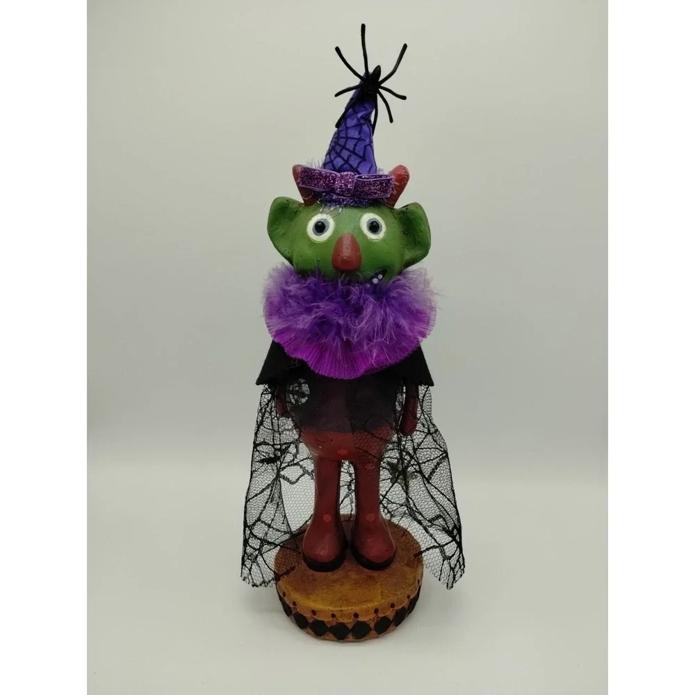 Cute Halloween Goblin Nodder Figurine Hat Spider